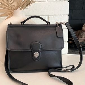 Coach vintage Willis 9927 black leather bag